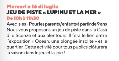 Jeu de piste 