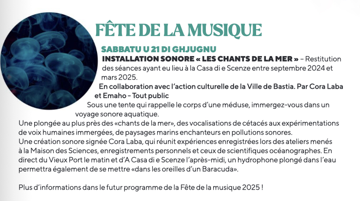 Fête de la Musique / Installation sonore 