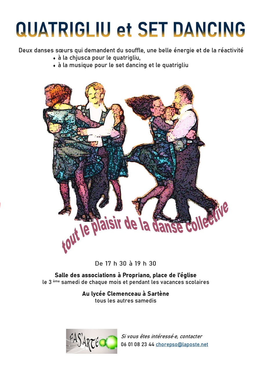 Danse : Quatrigliu et Set dancing - Lycée Georges Clémenceau – Sartè