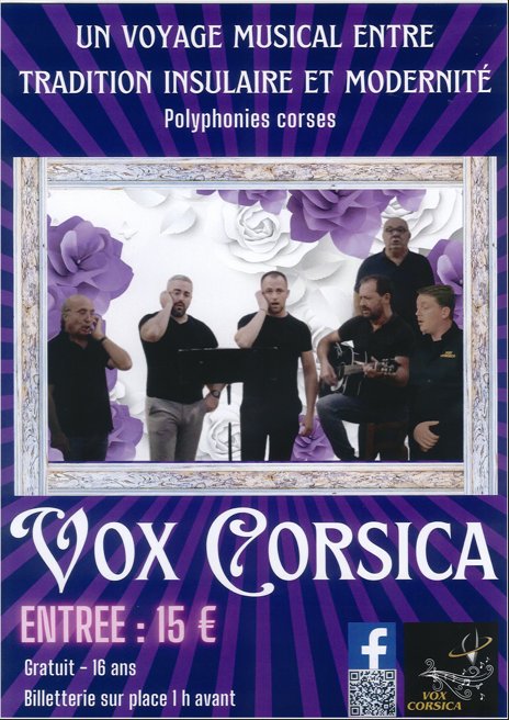 Vox Corsica en concert  - Eglise de l’Annunziata - Pianottuli è Caldareddu
