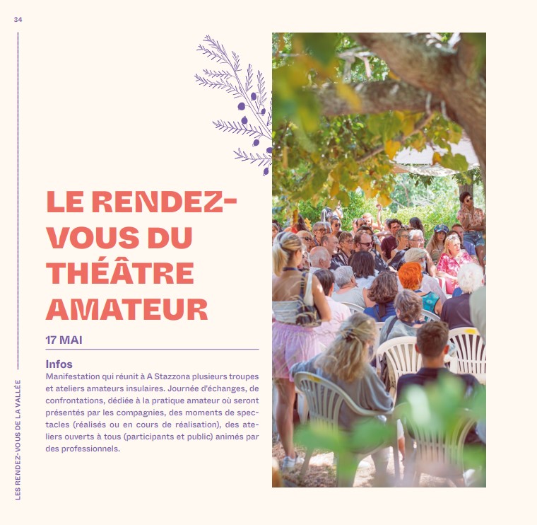 Rencontres / Le Rendez-vous du Théâtre amateur  - L'Aria - Pioghjula