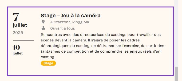 Stage 