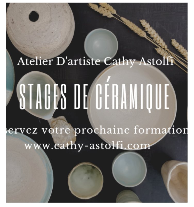 Atelier de Céramique pour débutants avec Cathy Astolfi - Atelier d'artiste Cathy Astolfi - Calvi