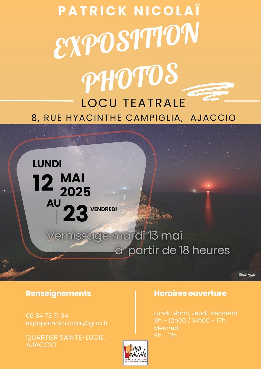 Vernissage de l'exposition photos de Patrick Nicolaï - Spaziu Culturali Locu Teatrale - Aiacciu