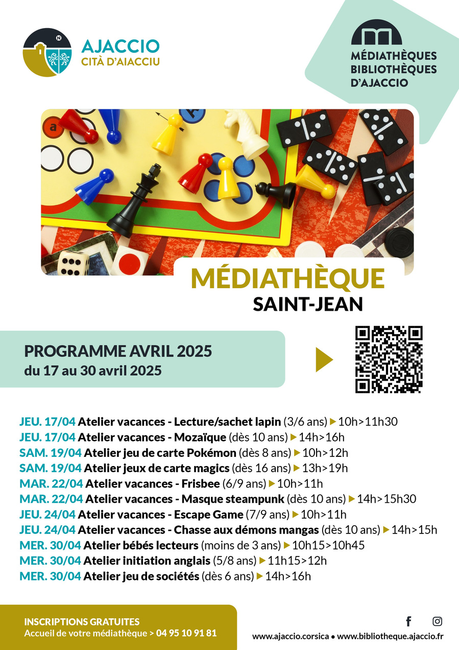 Atelier bébés lecteurs - Médiathèque Saint-Jean - Aiacciu
