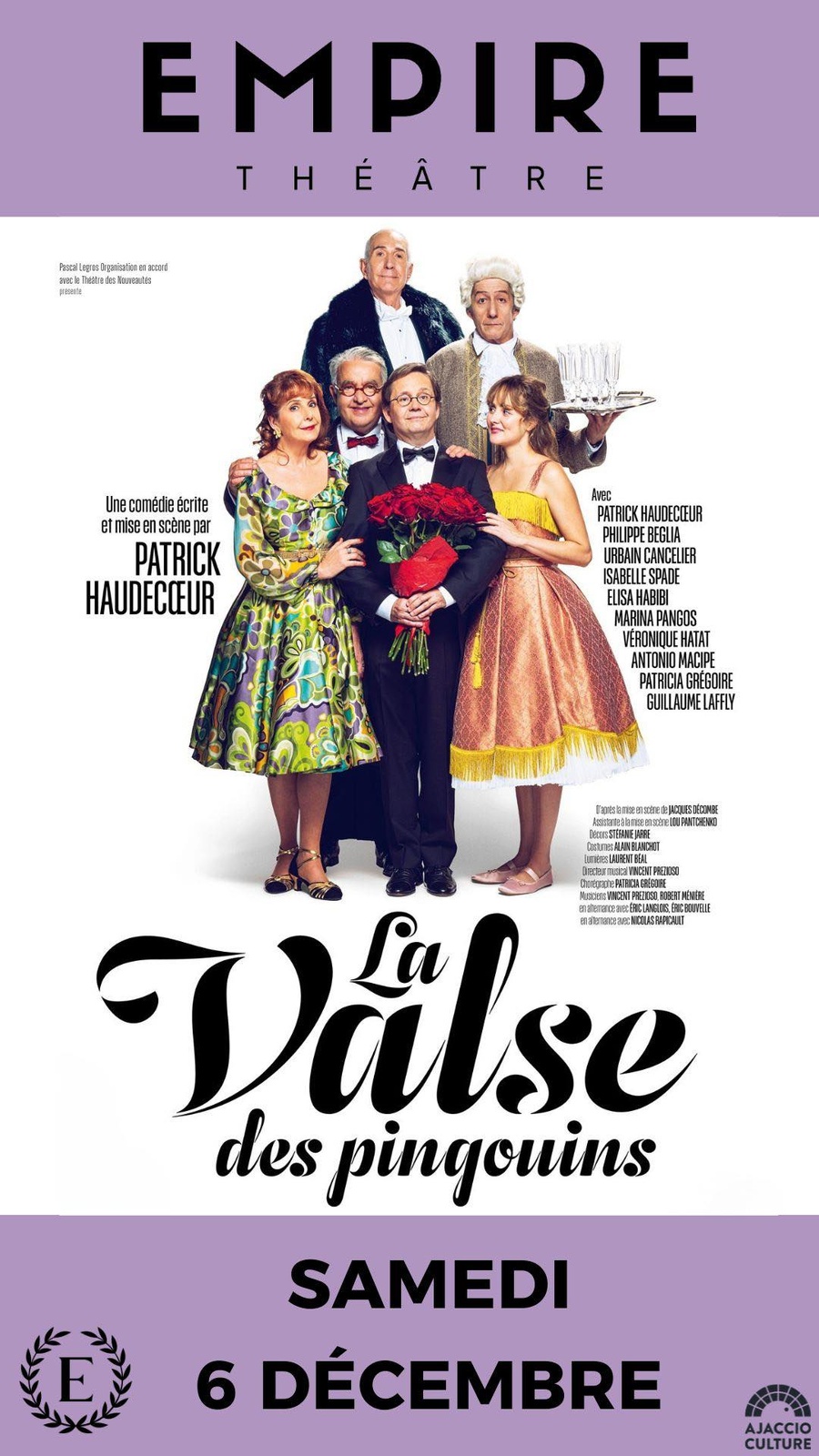 Théâtre : « La Valse des Pingouins » - Théâtre l'Empire - Aiacciu