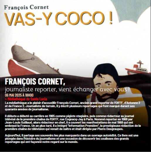 Rencontre avec le journaliste reporter François Cornet - Médiathèque 