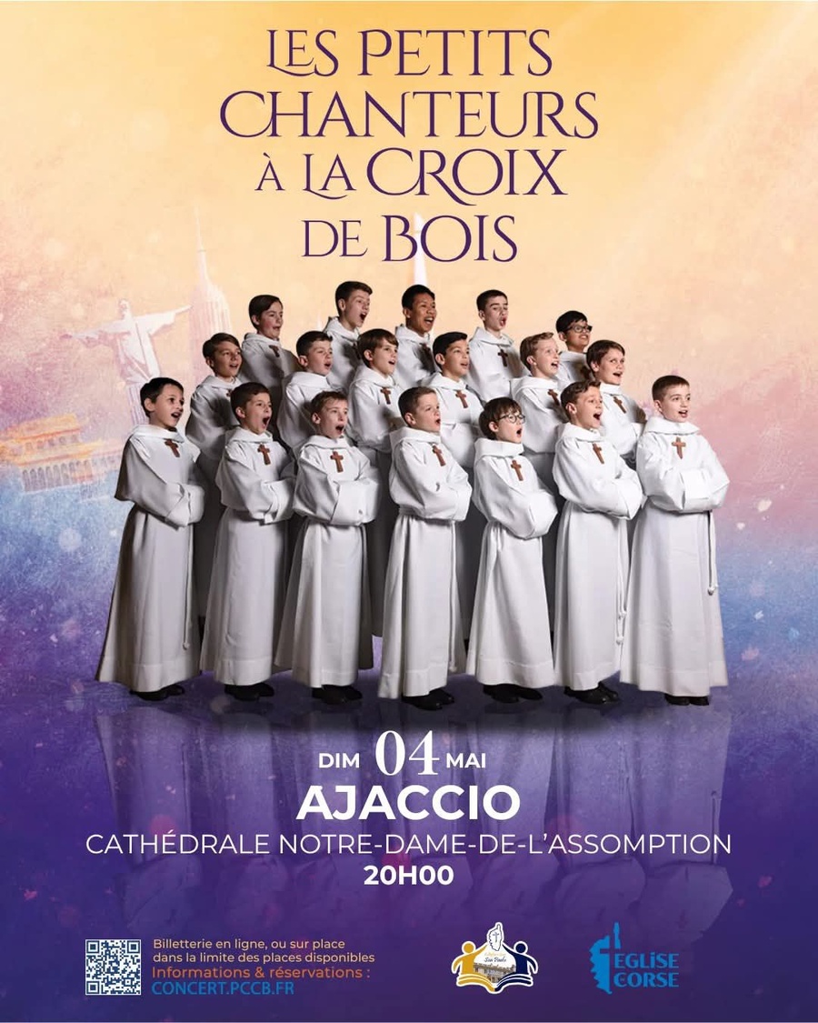 Les petits chanteurs à la Croix de bois en concert - Cathédrale Santa Maria Assunta - Aiacciu
