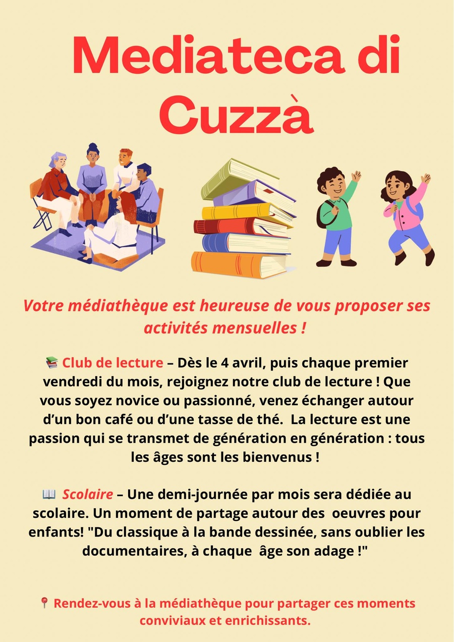Club de Lecture - Médiathèque - Cuzzà