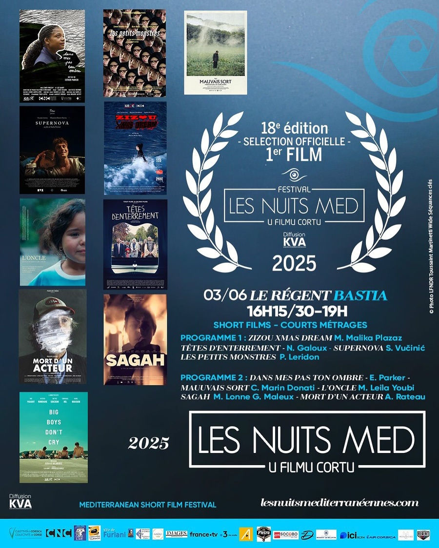 18è édition du Festival Les Nuits Med / Projection des courts-métrages en compétition - Cinéma le Régent - Bastia