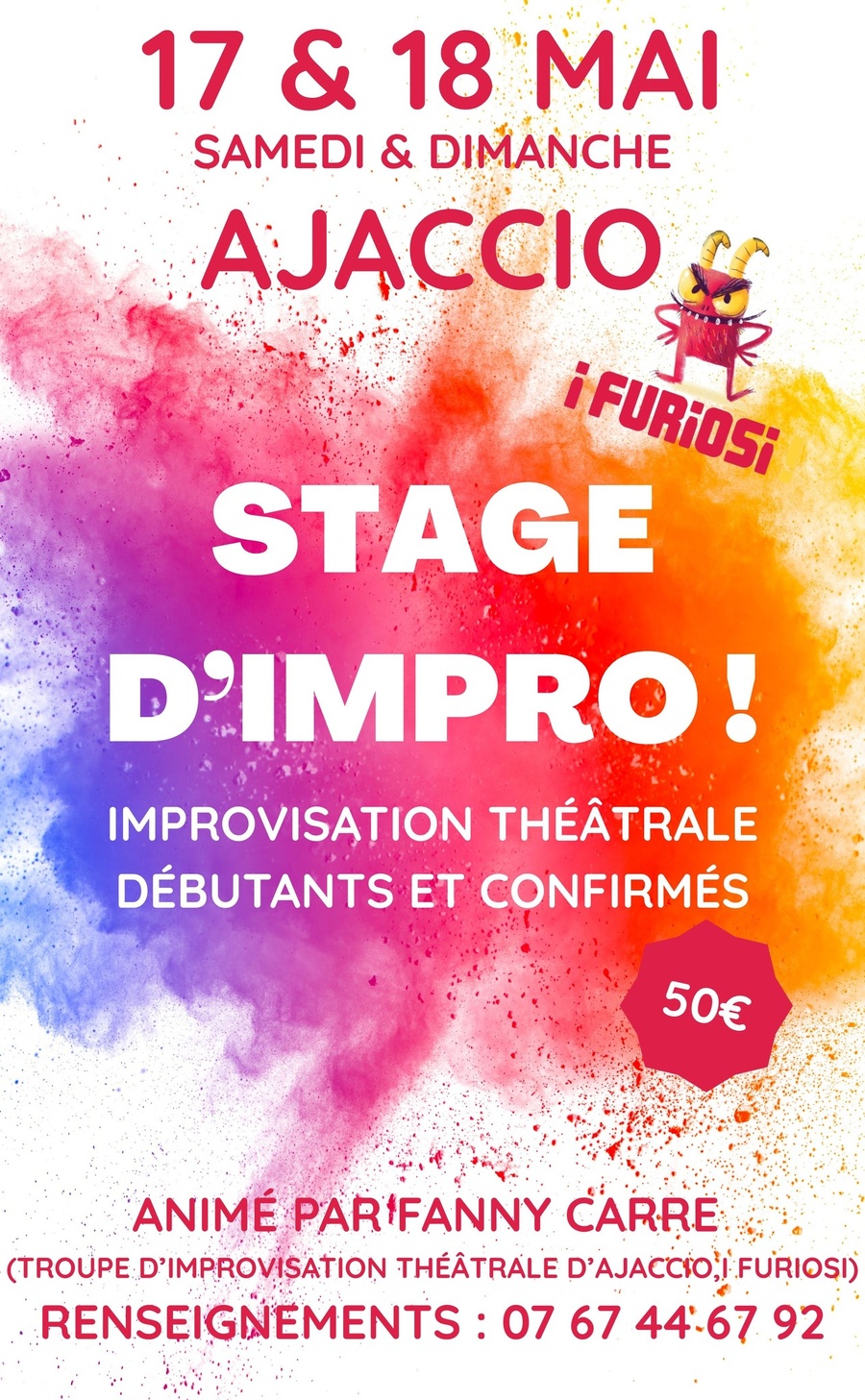 Stage d'improvisation théâtrale avec I Furiosi - Point de suspension - Aiacciu