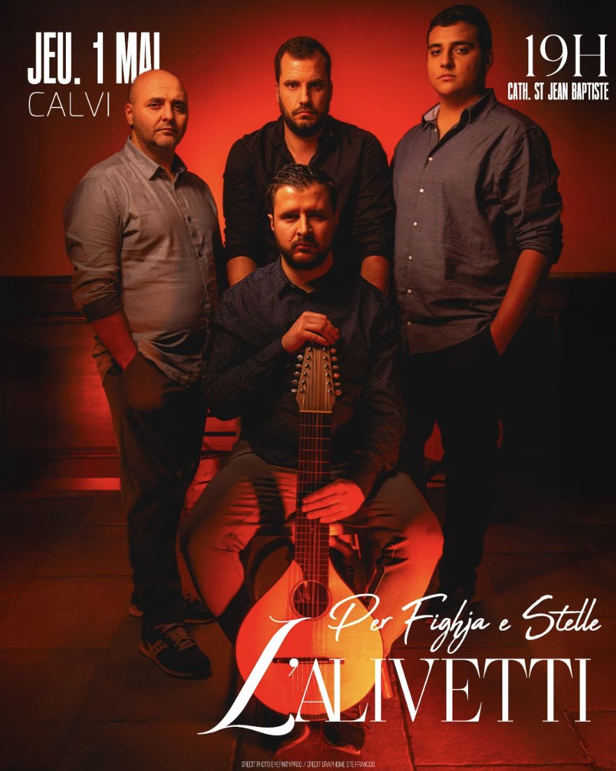 Concert du groupe L'Alivetti - Cathédrale Saint Jean-Baptiste - Calvi 