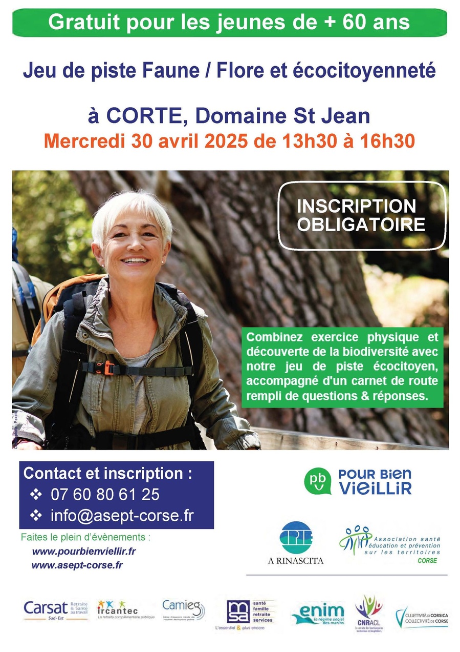 Jeu de piste Faune & Flore Spécial avec l'Operata du CPIE A Rinascita - Domaine Saint Jean - Corti