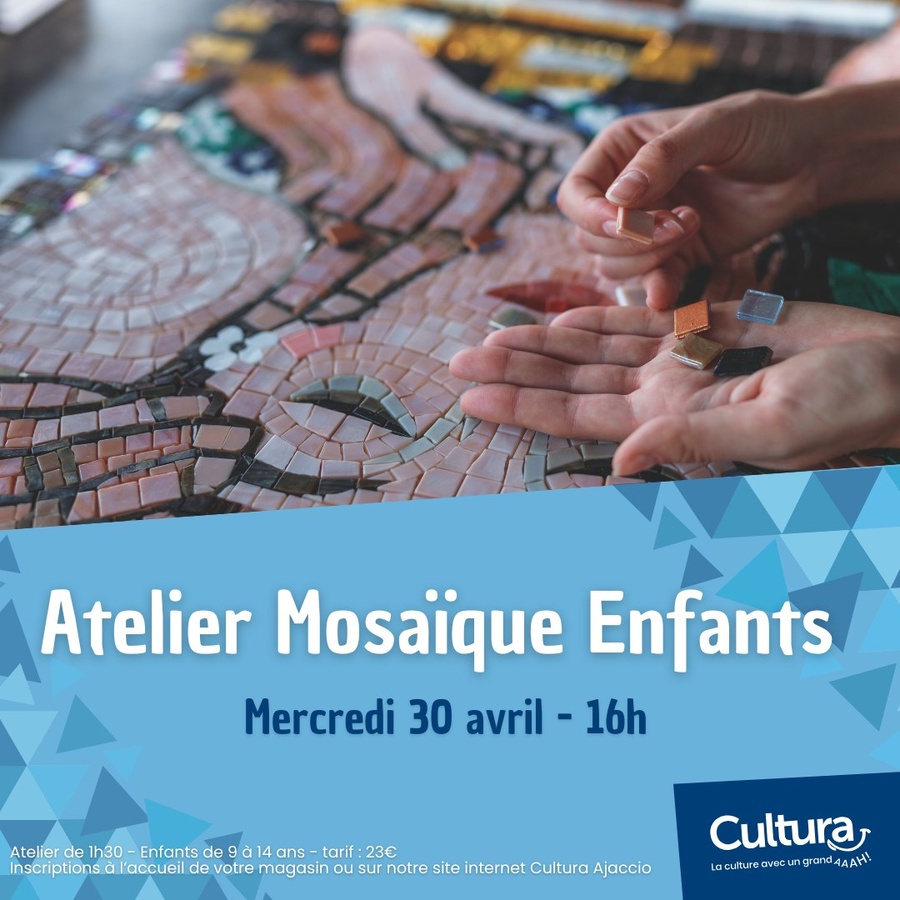 Atelier mosaïque enfants - Cultura - Aiacciu 