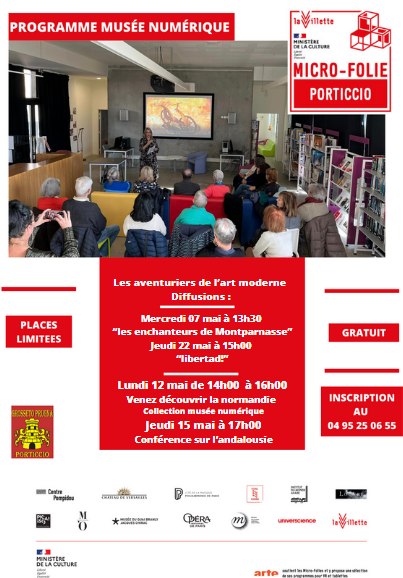 Micro-Folie / Les aventuriers de l'art moderne; diffusion :  