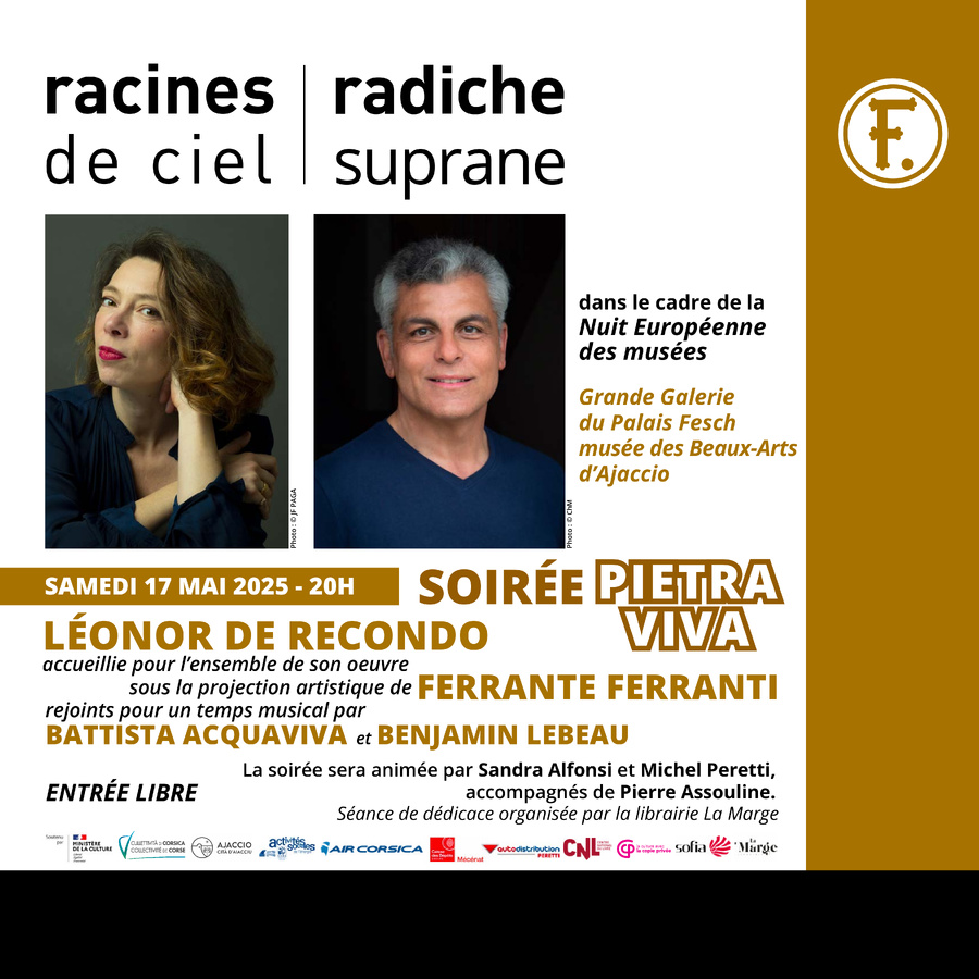 La Nuit Européenne des Musées / Soirée « Pietra Viva » proposée par Racines de ciel - Palais Fesch - Aiacciu
