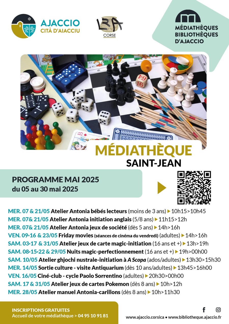 Sortie culture : visite Antiquarium - Médiathèque Saint-Jean - Aiacciu