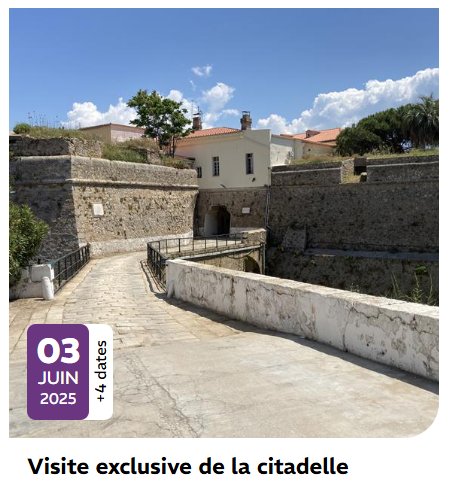 Visite exclusive de la Citadelle - Citadelle Miollis
