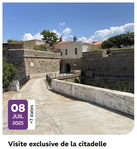 Visite exclusive de la Citadelle - Citadelle Miollis