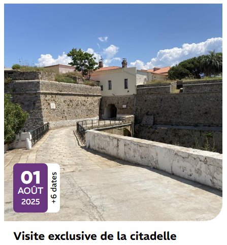 Visite exclusive de la Citadelle - Citadelle Miollis