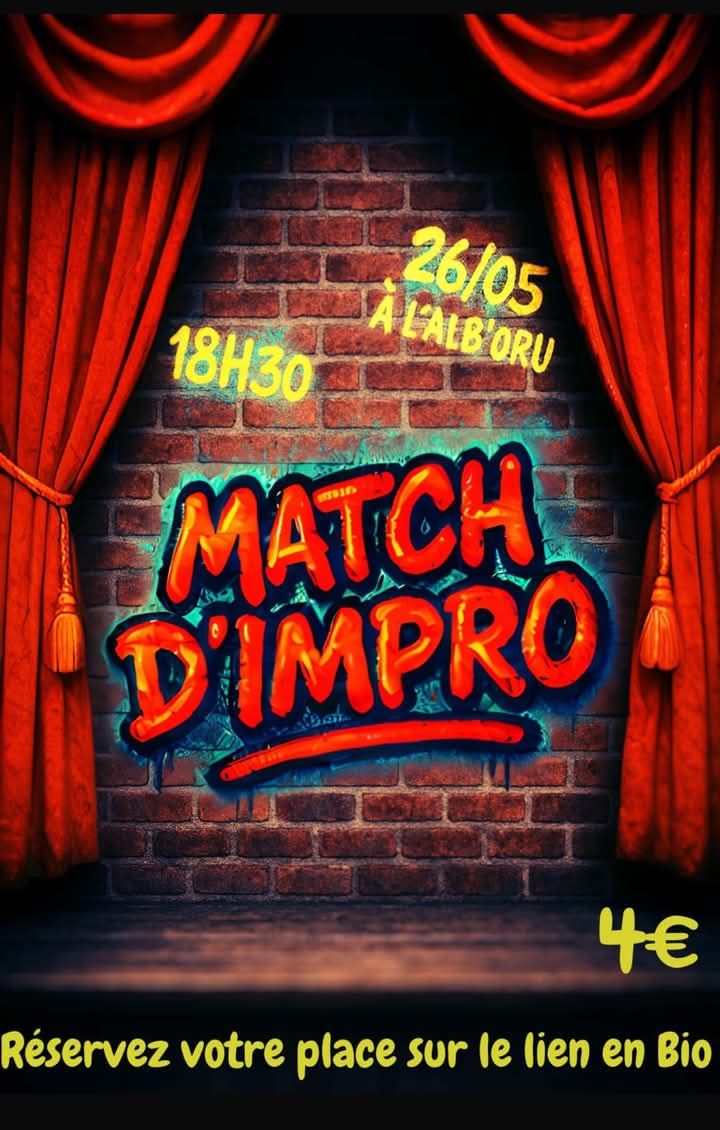 Match d'impro - Centre Culturel Alb'Oru - Bastia