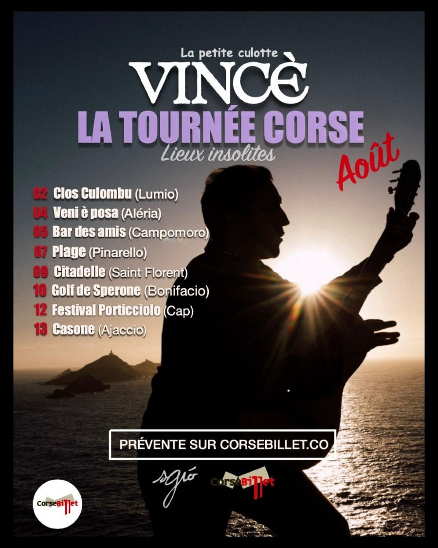 Vincè, La Petite Culotte : Giru 2025 - Un Voyage Musical en Corse