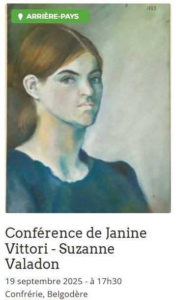 Conférence de Janine Vittori sur l'artiste Suzanne Valadon - Belgudè
