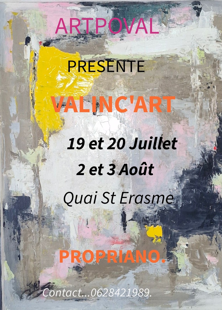 Exposition d'artistes insulaires "Valinc'Art"- Quai saint Erasme