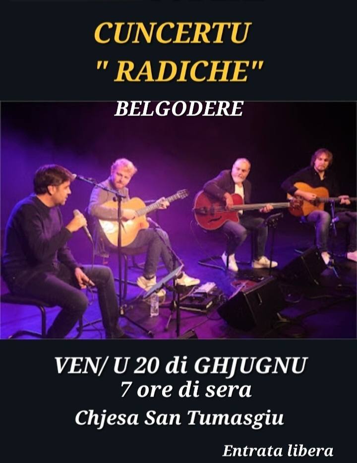 Concert "Radiche" avec Fanou Torracinta, Nicolas Torracinta, Jean Castelli - Eglise San Tumasgiu