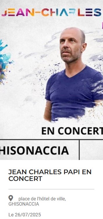 Jean-Charles Papi en concert - Place de l'hôtel de ville