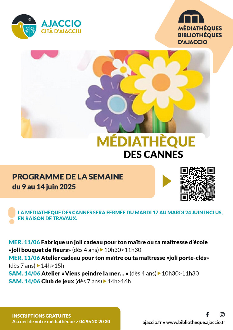 Fabrique un joli cadeau pour ton maître ou ta maîtresse d'école "joli bouquet de fleurs" (dès 4 ans) - Médiathèque des Cannes