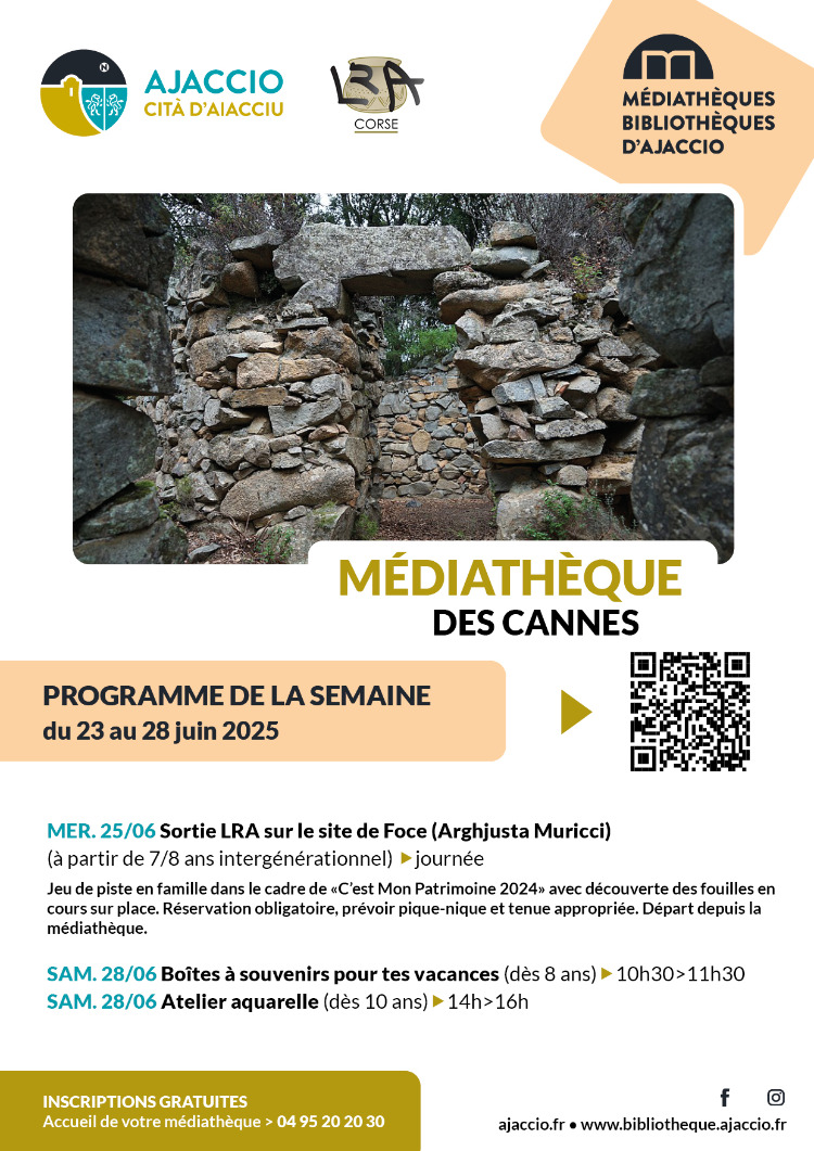 Sortie LRA sur le site de Foce (Arghjusta è Muricciu) proposée par la Médiathèque des Cannes