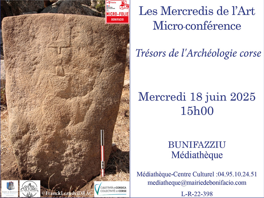 Micro-folie / Micro-conférence sur les trésors de l’Archéologie corse - Médiathèque