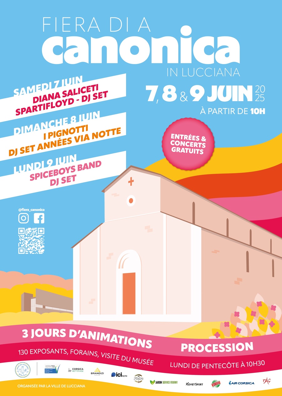 Fiera di a Canonica / Concerts : Spiceboys Band et DJ Set The Musician - Place de la cathédrale de la Canonica