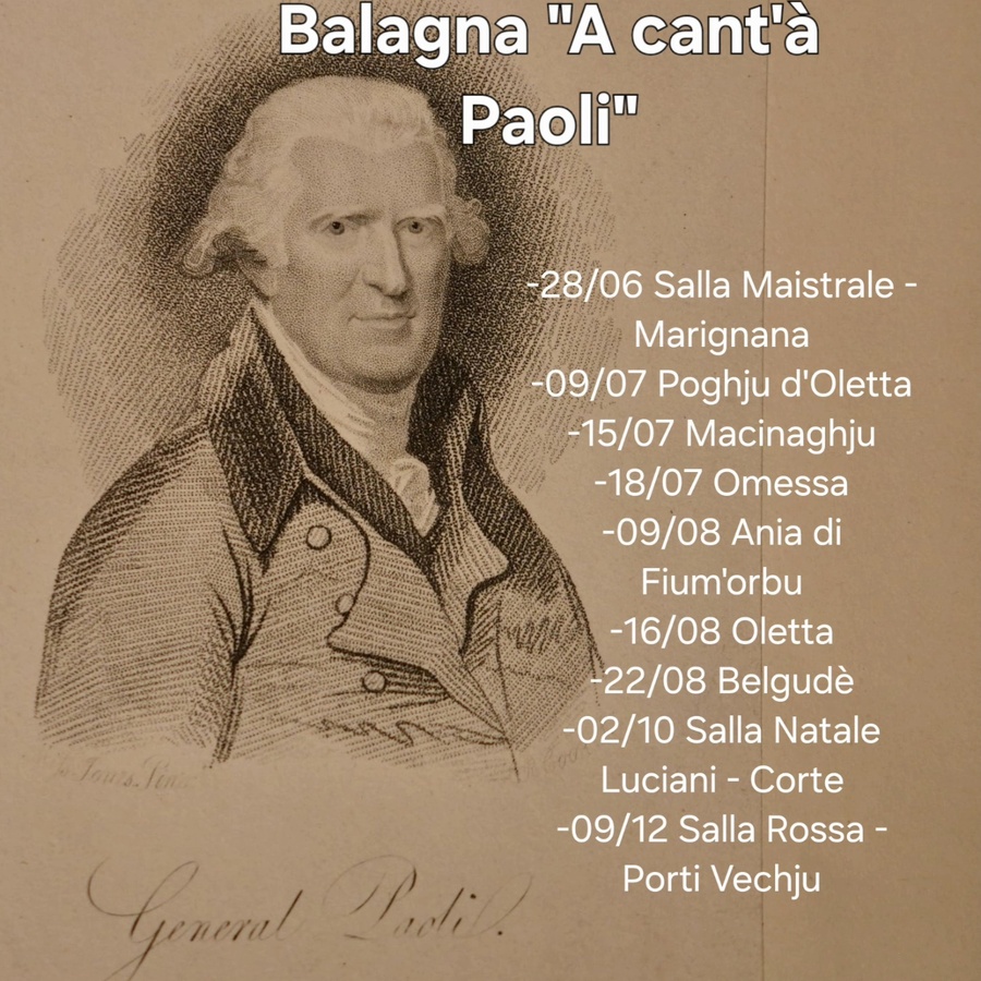 Concert du groupe Balagna "A cant'à Paoli"