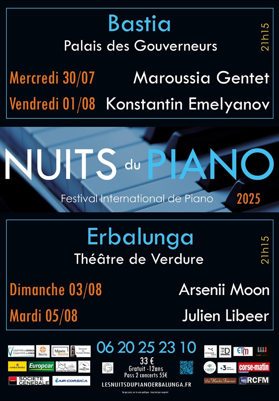 Festival "Les Nuits du Piano" / Maroussia Gentet - Palais des Gouverneurs