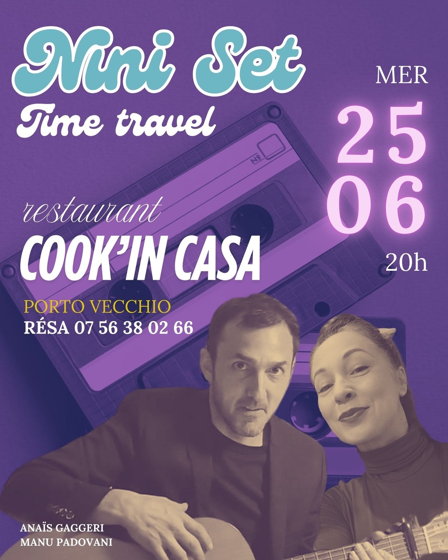 Concert : "Nini set" time tavel - Restaurant Cook'in casa