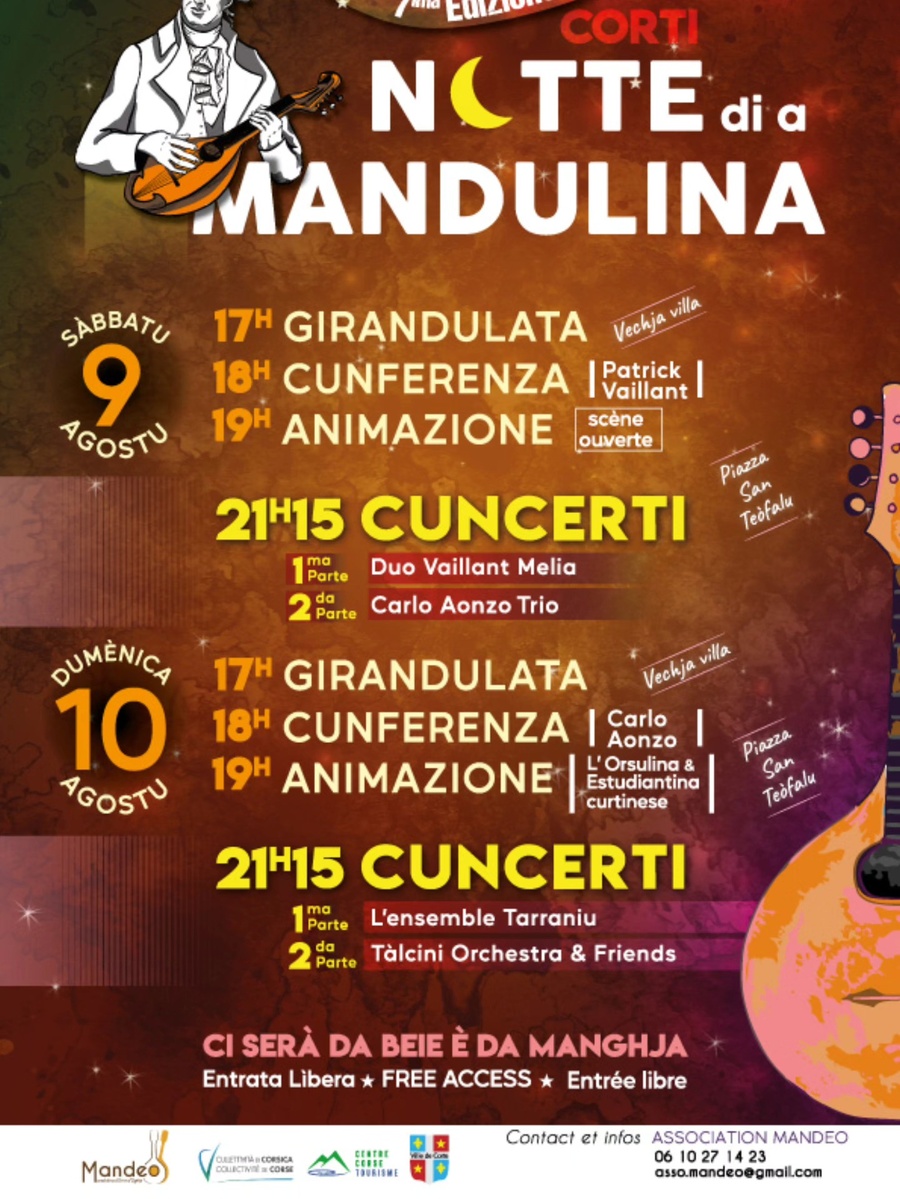 7ème édition des Notte di a Mandulina - Célébration de la Mandoline à Corti