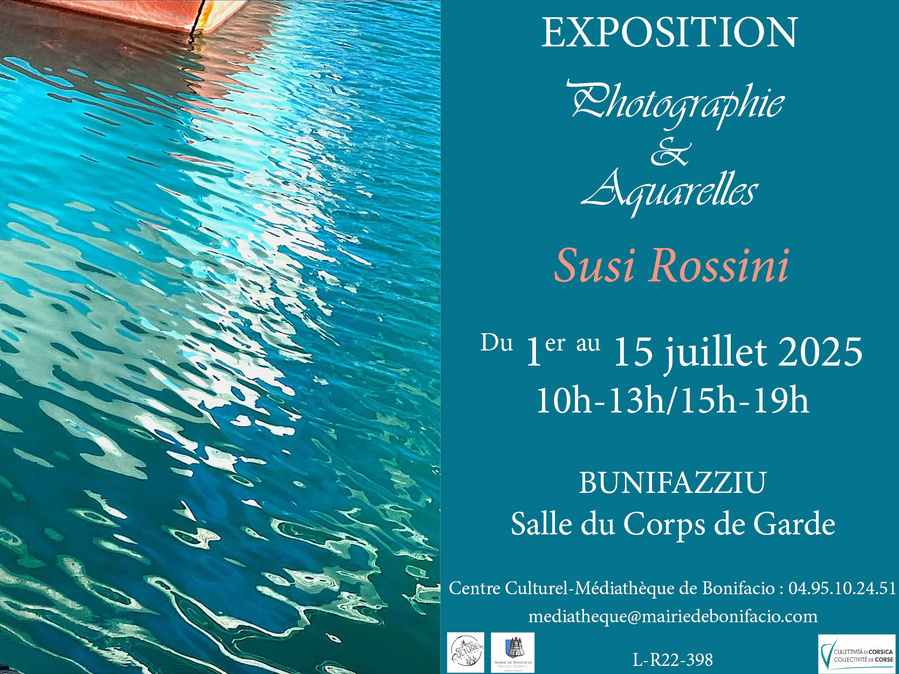 Exposition  photographies et aquarelles de Susi Rossini - Salle du Corps de Garde