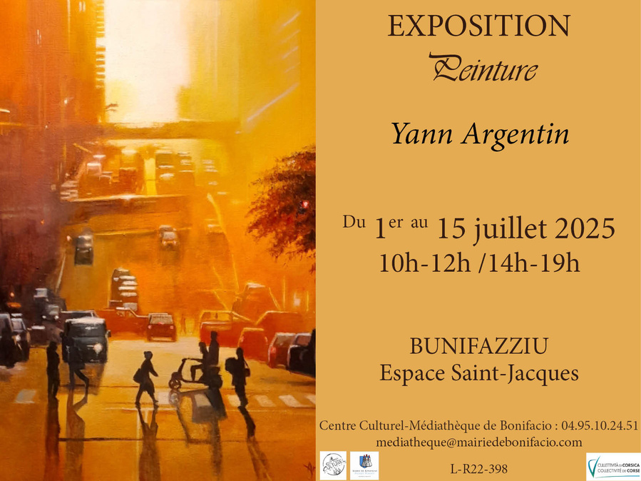 Exposition peinture de l'artiste Yann Argentin - Espace Saint-Jacques