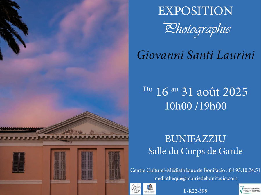 Exposition de Photographies de Giovanni Santi à la Salle du Corps de Garde