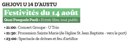 Concert du groupe U Trio au Quai Pasquale Paoli