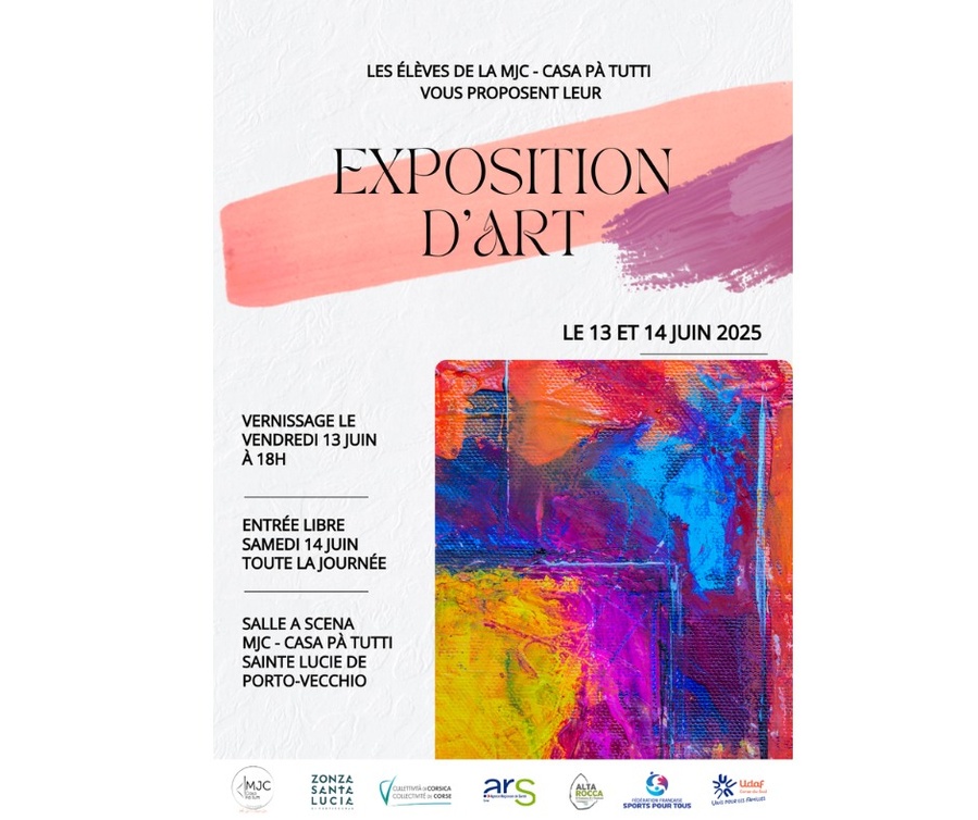 Exposition d'art des élèves de la classe d’art de Rose Passalboni - Salle A Scena, MJC Casa pà tutti