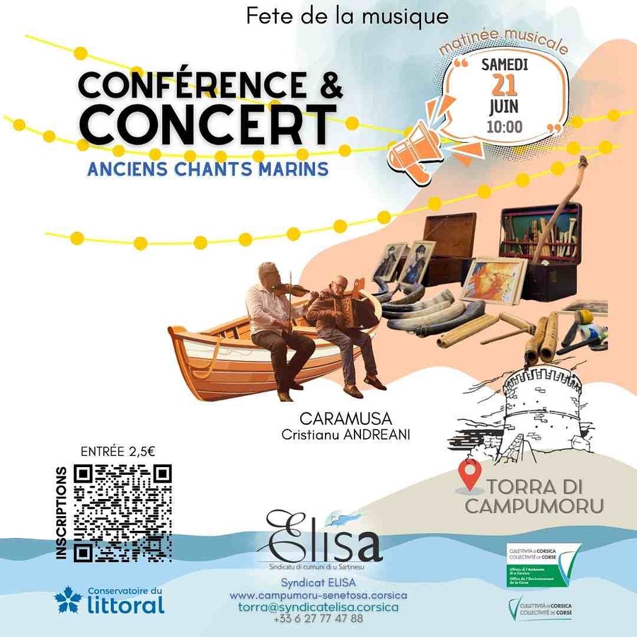 Fête de la Musique / Concert et conférence (répertoire d’anciens chants marins)