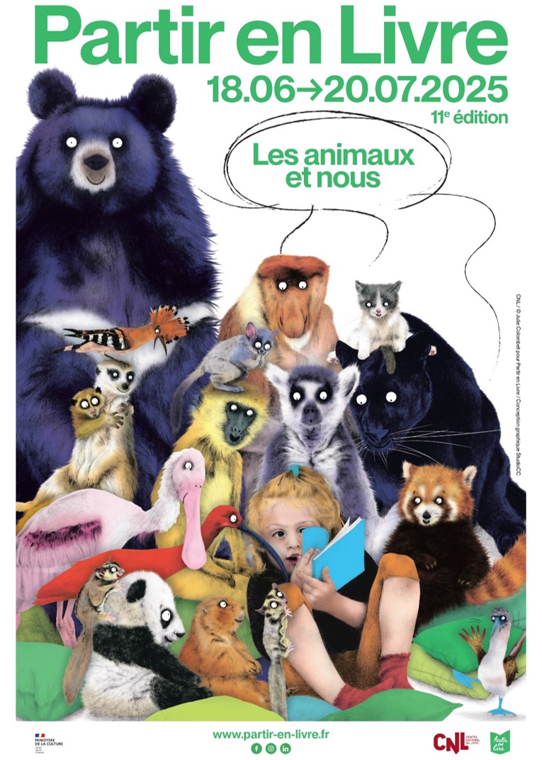 Partir en livre "Les animaux et nous" / Carte pop up bergères guerrières - Médiathèque des Cannes