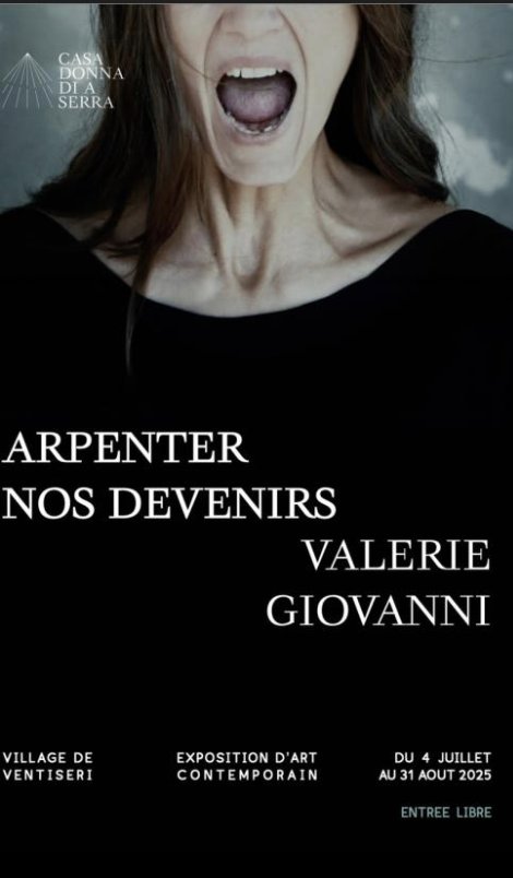 Vernissage de l'exposition de l’artiste Valérie Giovanni "Arpenter nos devenirs" dans le cadre de l'inauguration de la "Casa Donna di a Serra" - Casa Donna di a Serra