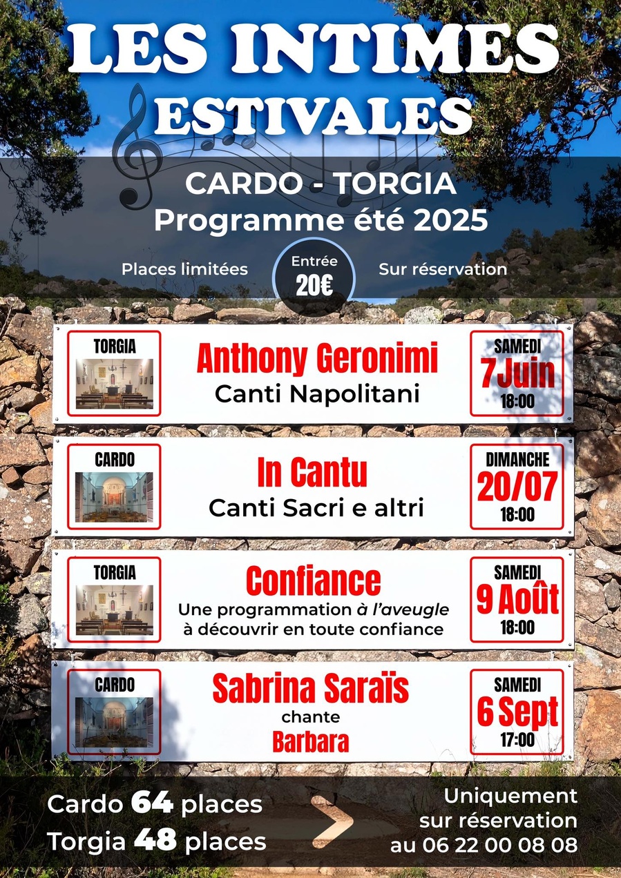 Concert 'In cantu' : Cantu sacri et autres à Cardu