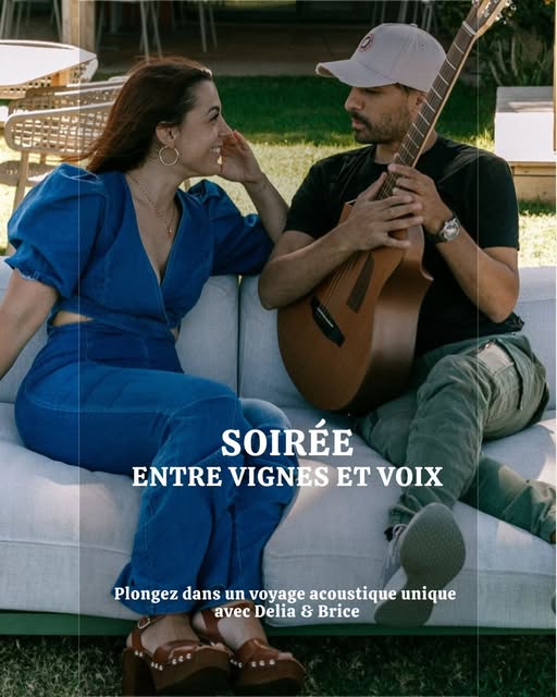 Soirée musicale entre vignes avec Delia Lucia et Brice