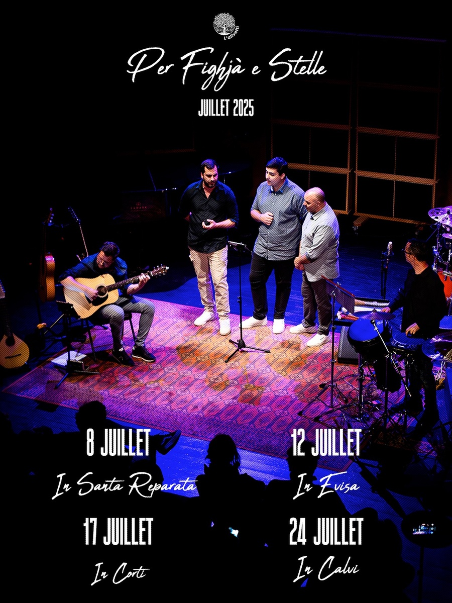 Concert du groupe L'Alivetti à Corti