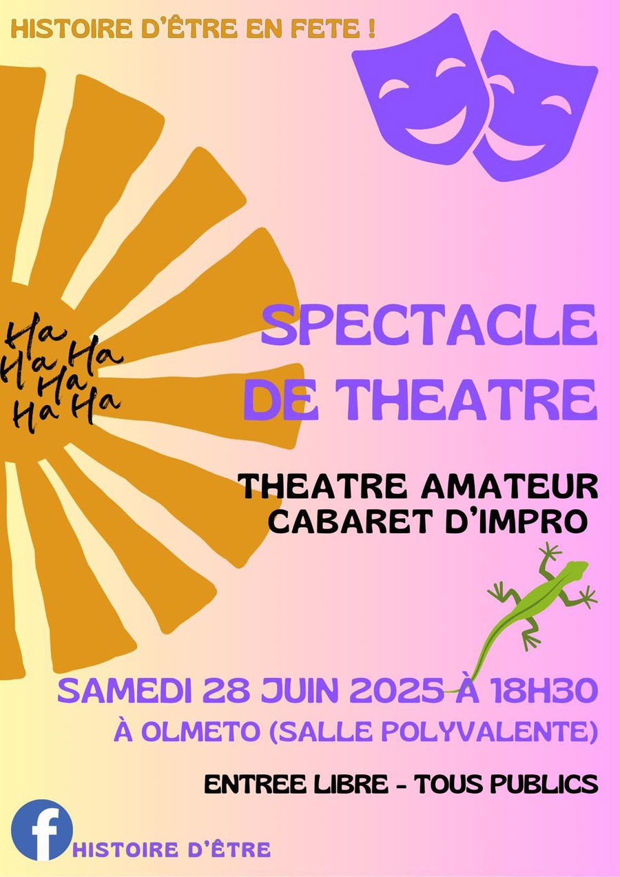 Spectacle de théâtre de fin d'année proposé par 